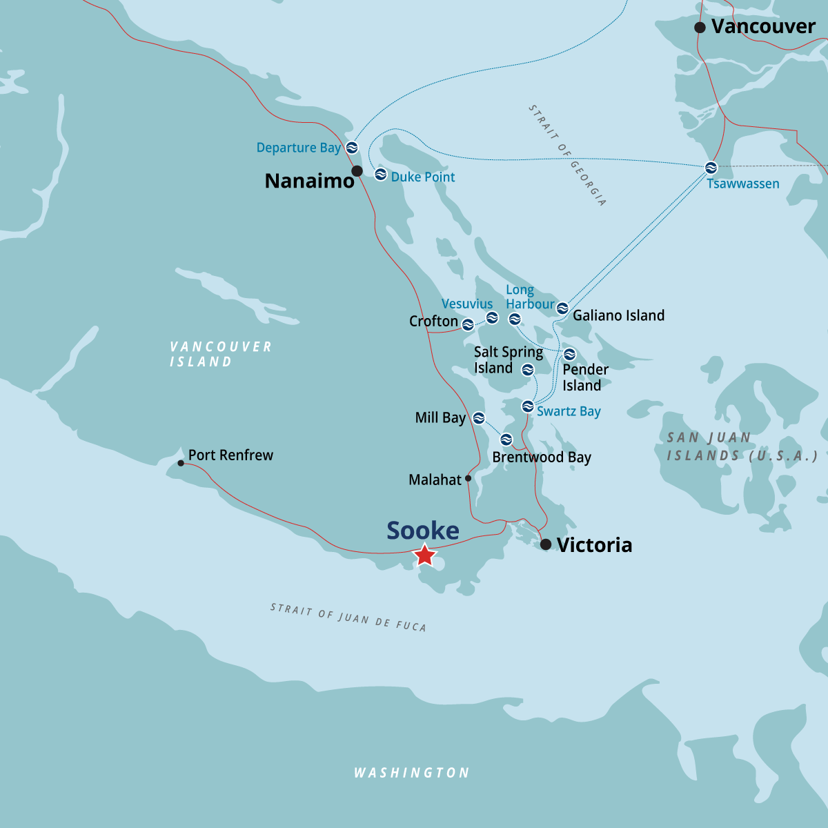 Sooke Vancouver Island Map Sooke - Sooke | Bc Ferries Vacations